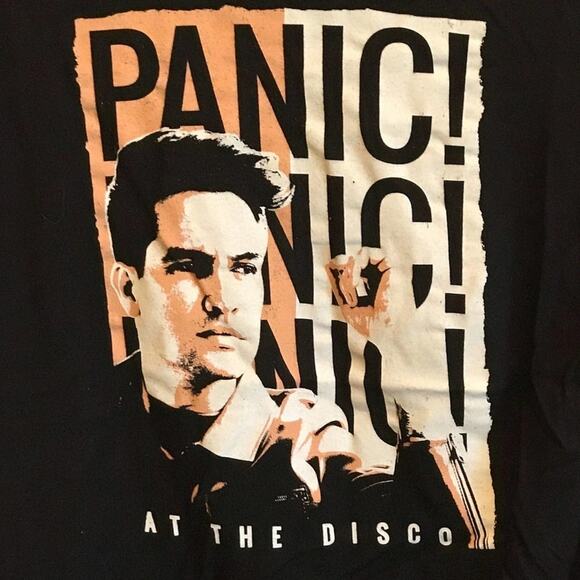 Tultex M Panic at the Disco black band t-shirt Vintage - Picture 3 of 7